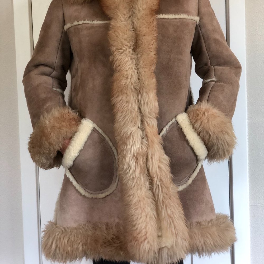 Sherling Vintage 70's Coat - Picture 6 of 9